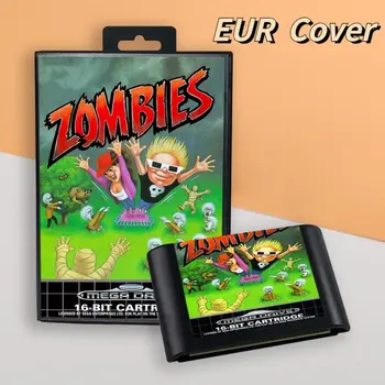 чехол for Zombies EUR 16-битный игровой картридж в стиле ретро для игровых консолей Sega Genesis Megadrive