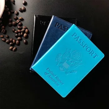 Модный женский держатель для паспорта из искусственной кожи нового стиля, пара моделей, девушки, загранпаспорт, унисекс, визитница, мужской держатель для паспорта